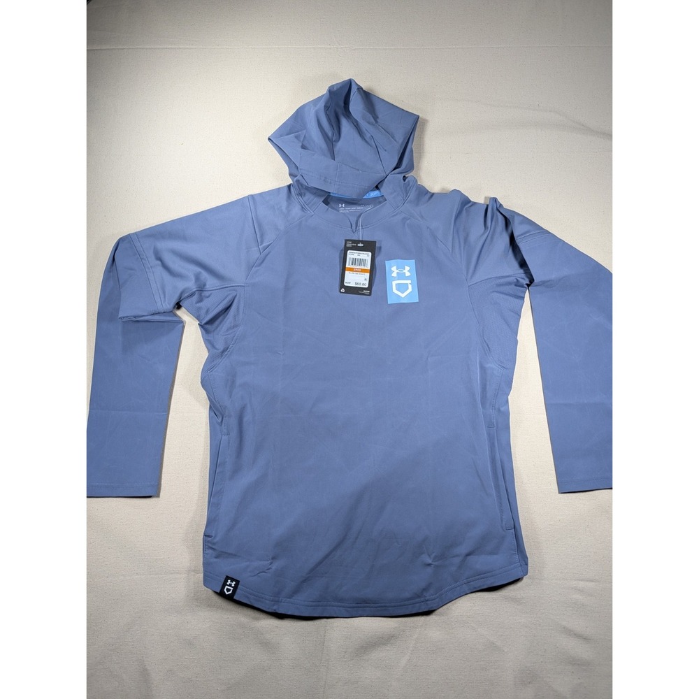Under Armour Women's Girls Softball Hoodie Jacket 22 Small Blue NWT MSRP $60